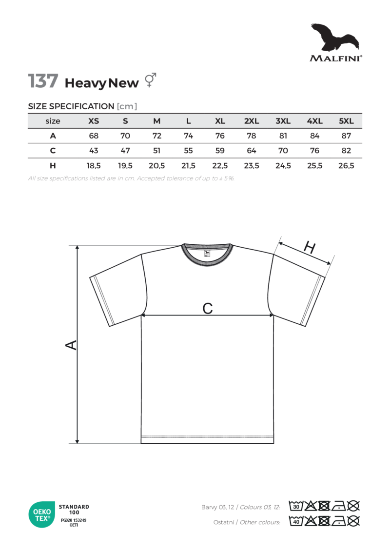 Heavy New Unisex Póló – Masszív pamut póló, jótékony céllal (OJV Adomány 1 100 Ft)