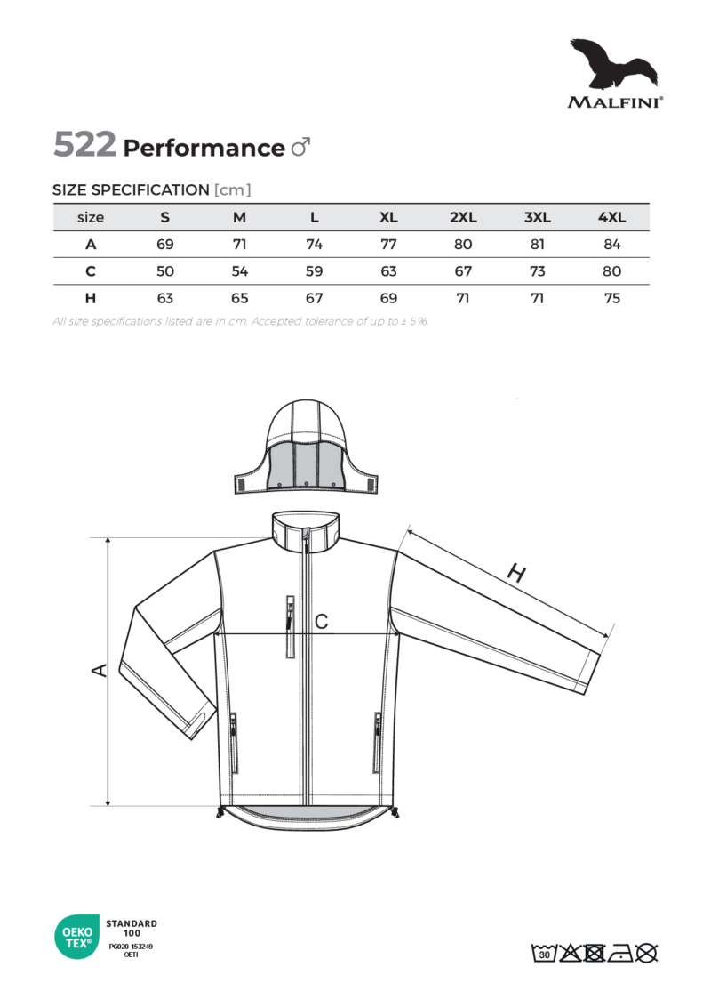 Performance 522 Softshell Férfi Kabát – Védelem minden időjárásban (OJV Adomány 5 700 Ft)